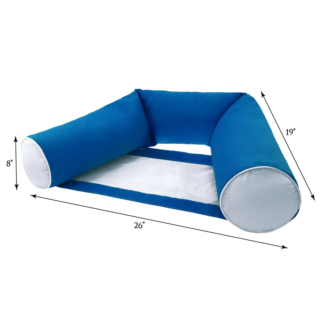 Kai Seat Hammock, Pacific Blue - Luxury Pool Float