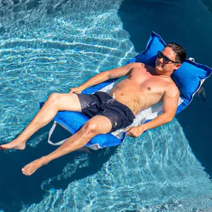 Kai Water Hammock, Pacific Blue - Luxury Pool Float