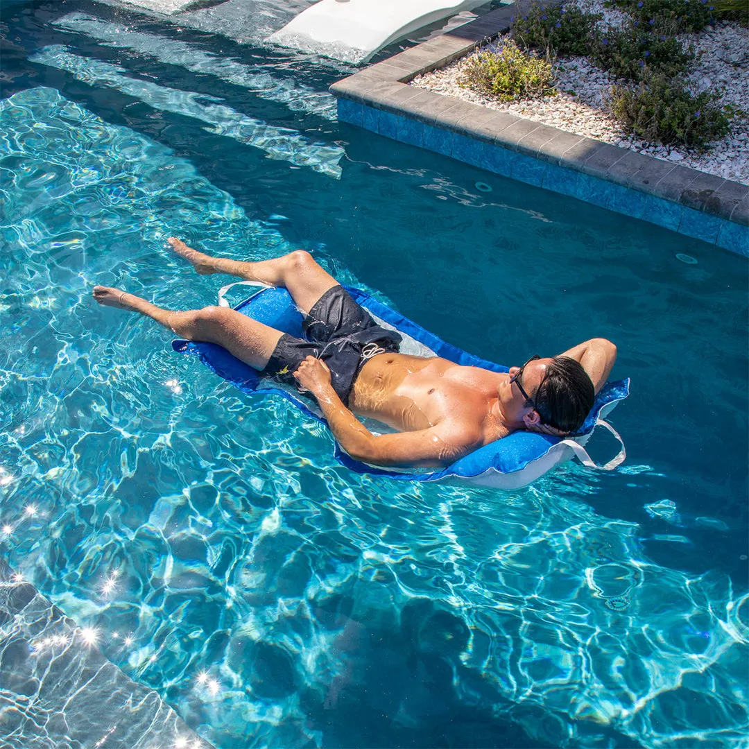 Kai Water Hammock, Pacific Blue - Luxury Pool Float
