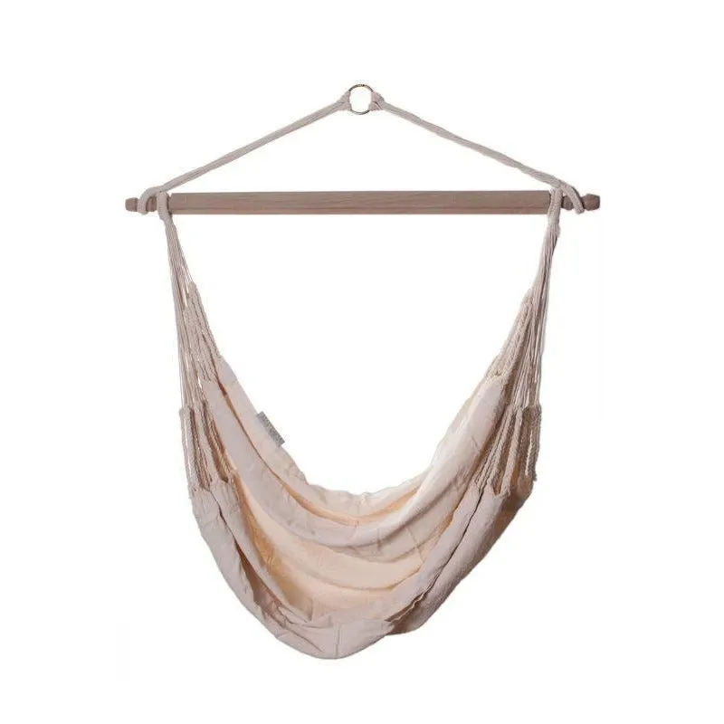 Knit Hanging Chair - Ecru