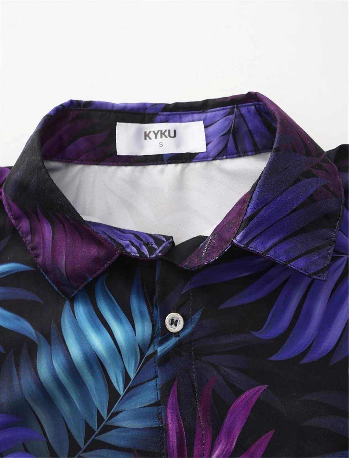 KYKU Hawaiian Shirt for Men - Funny Vacation Tropical Beach Shirts Short Sleeve Button Down Summer Clothes with Pockets