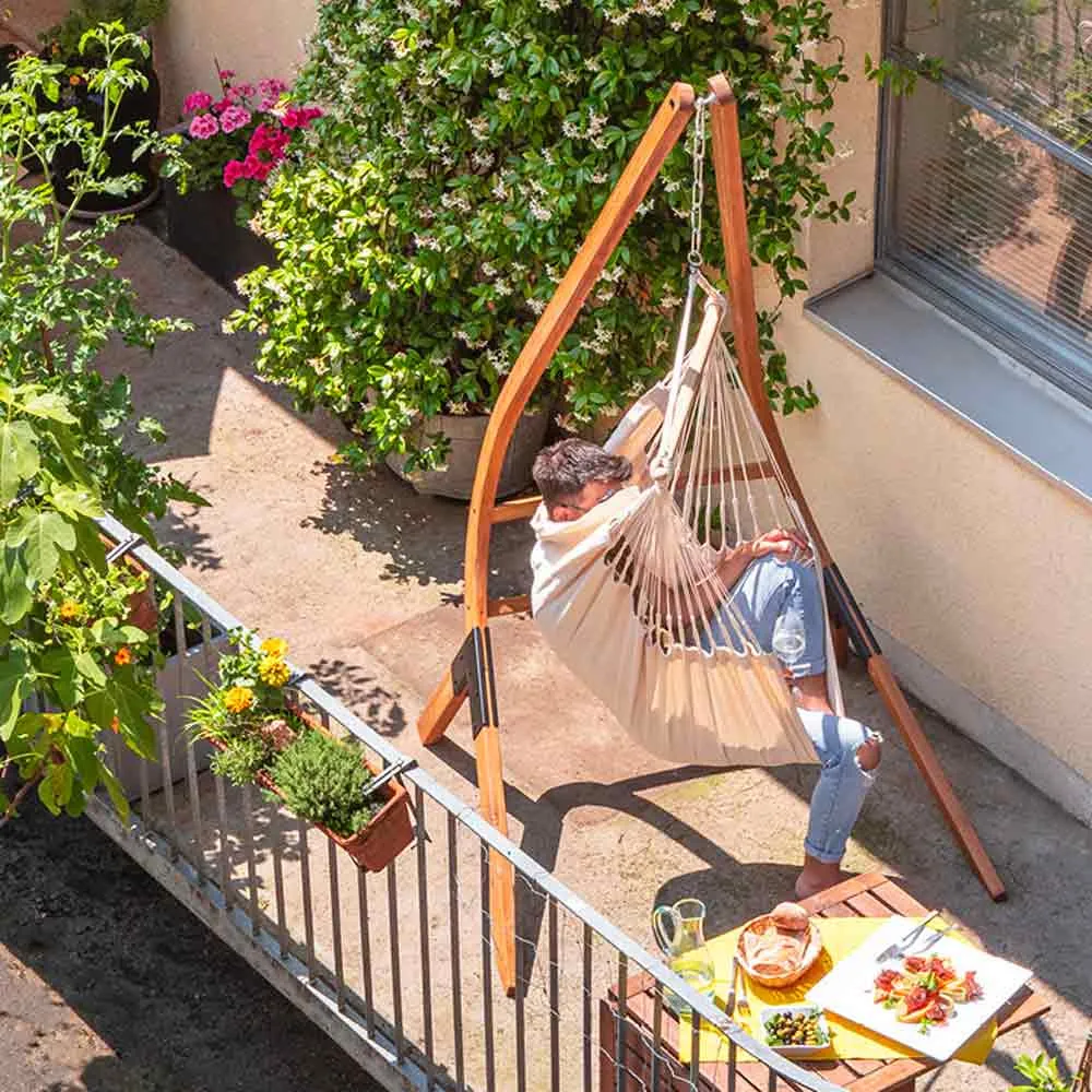 LA SIESTA Calma Nature Wooden Stand for Hammock Chairs