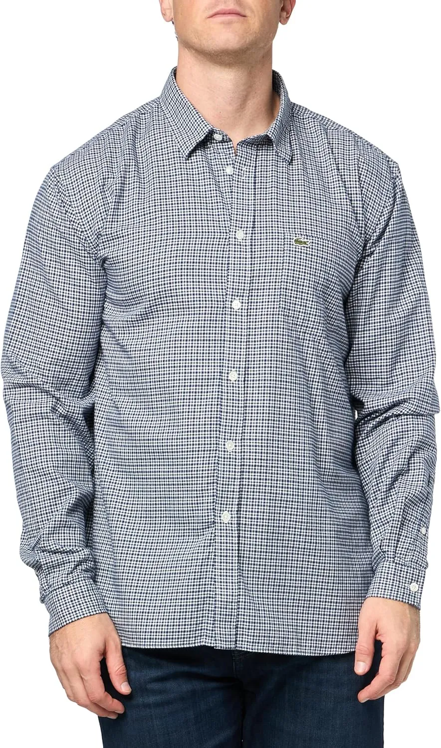Lacoste Men's Cotton Flannel Checked Shirt