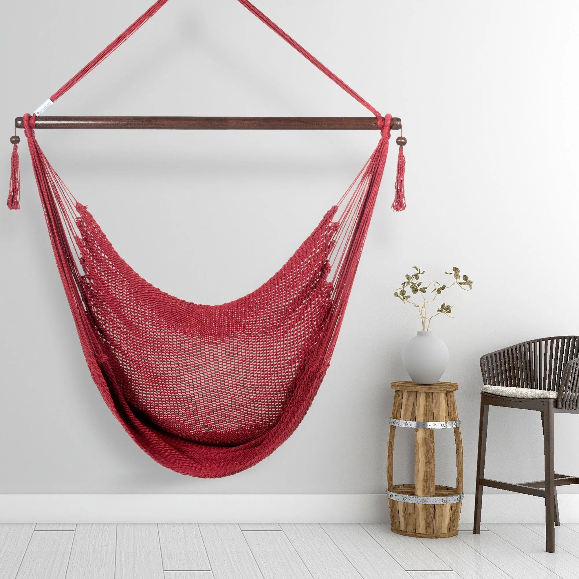 Large Caribbean Hammock Chair - Red