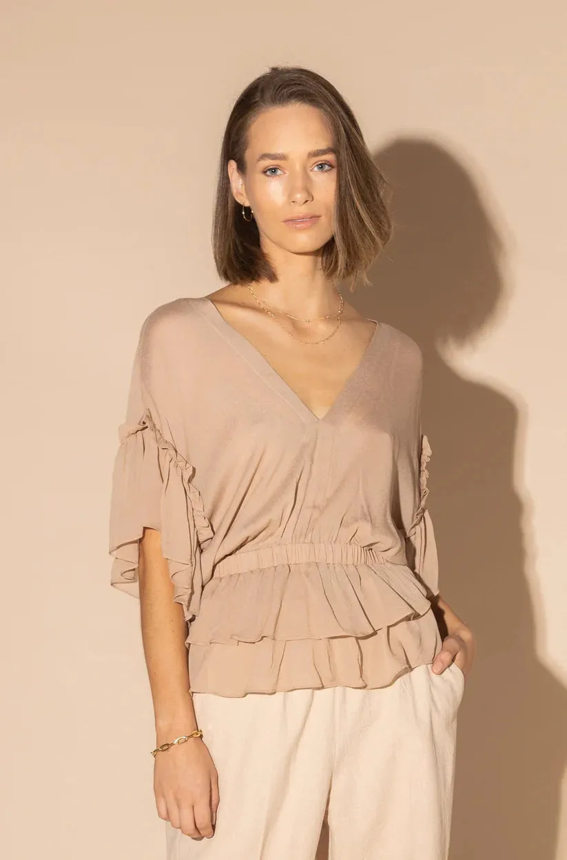 Loughlin Brooke Blouse - Beige