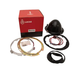 Lucas 7-Inch F700 Headlamp Bowl Kit with Seals, Retaining Rings, Screws, and Adjusters