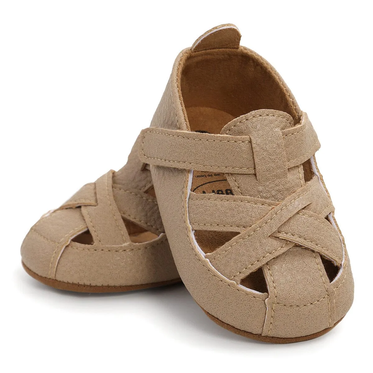 Marti Leather Cutout Baby First Walker Shoes
