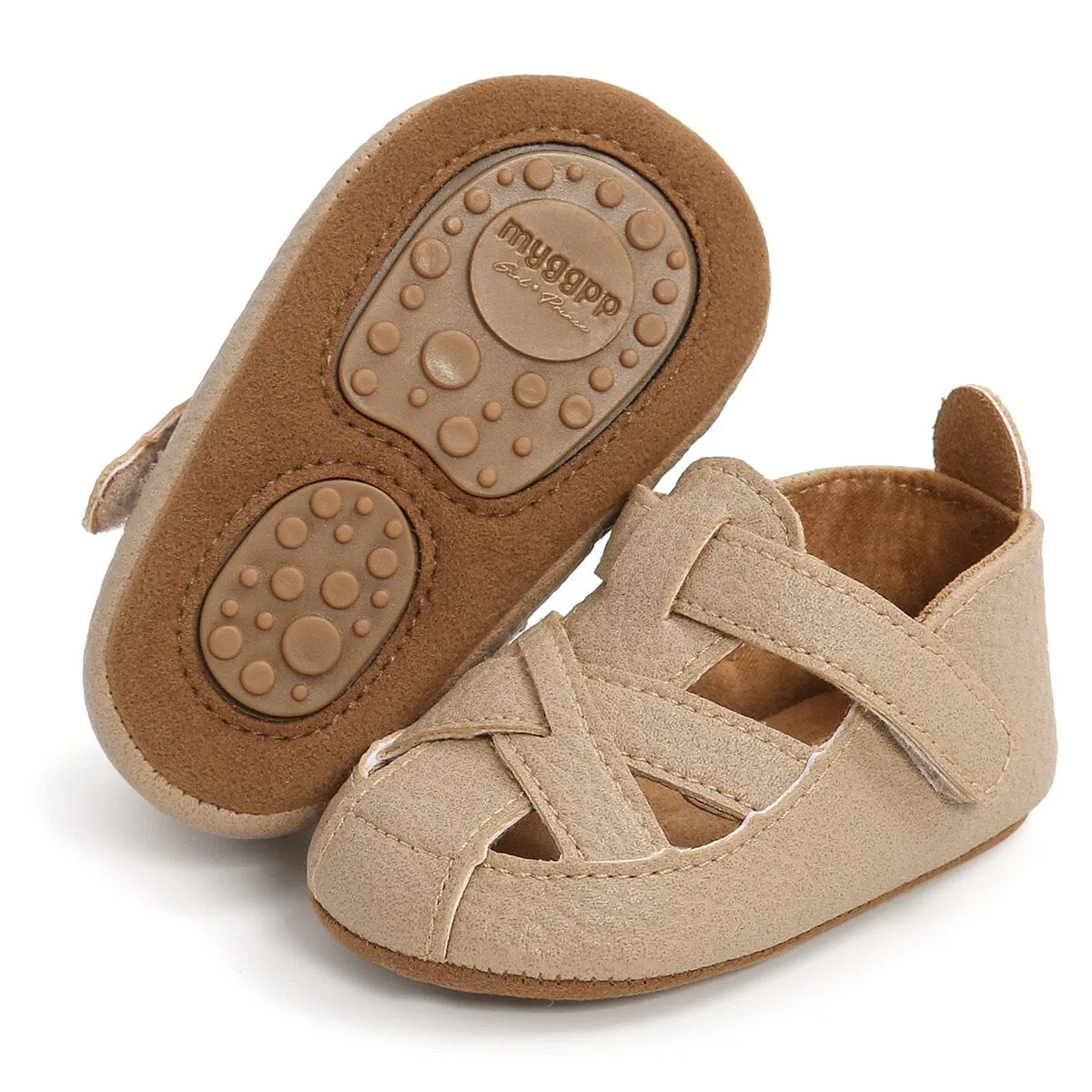 Marti Leather Cutout Baby First Walker Shoes