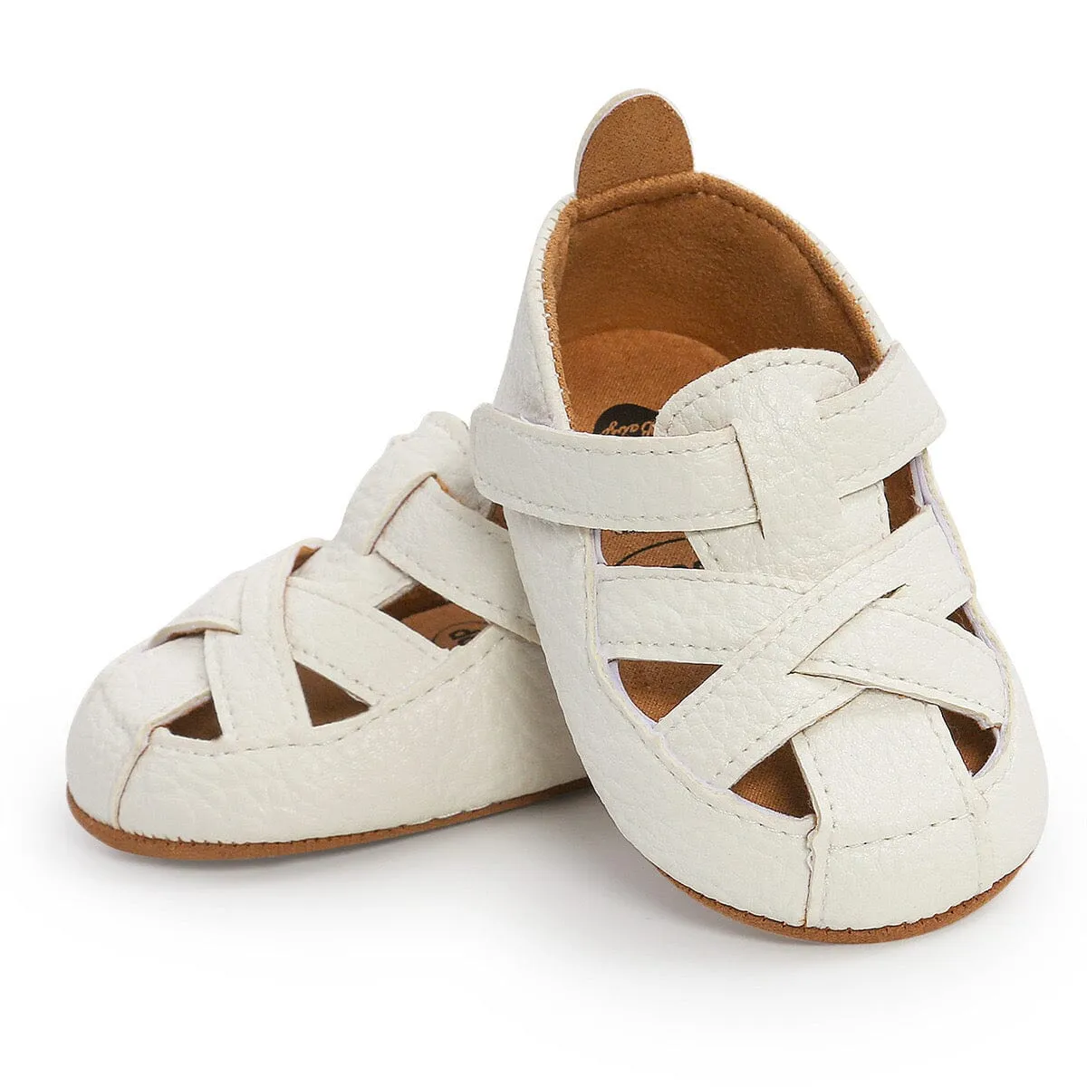 Marti Leather Cutout Baby First Walker Shoes