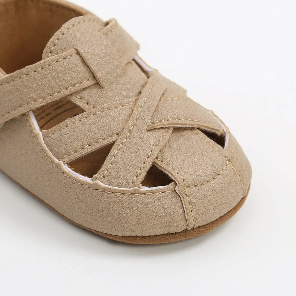 Marti Leather Cutout Baby First Walker Shoes