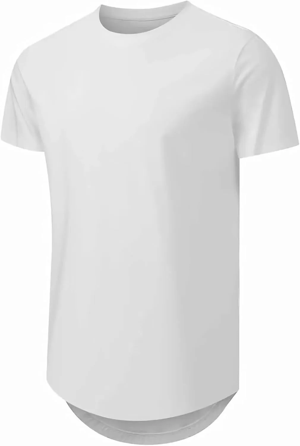 Men's 3XL-8XL 3 Pack Big and Tall T-Shirts Casual Stretch Short-Sleeve Shirts for Men