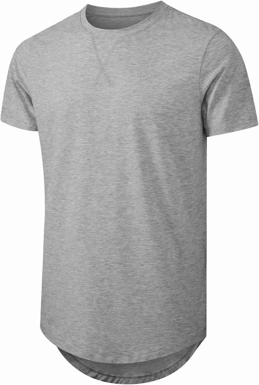 Men's 3XL-8XL 3 Pack Big and Tall T-Shirts Casual Stretch Short-Sleeve Shirts for Men