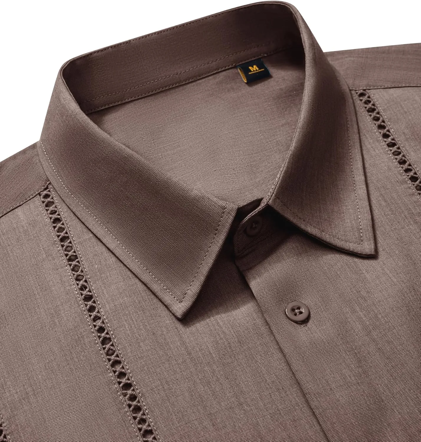 Mens Button Down Short Sleeve Shirts Summer Casual Cuban Guayabera Shirt Beach Wedding Vacation Tops