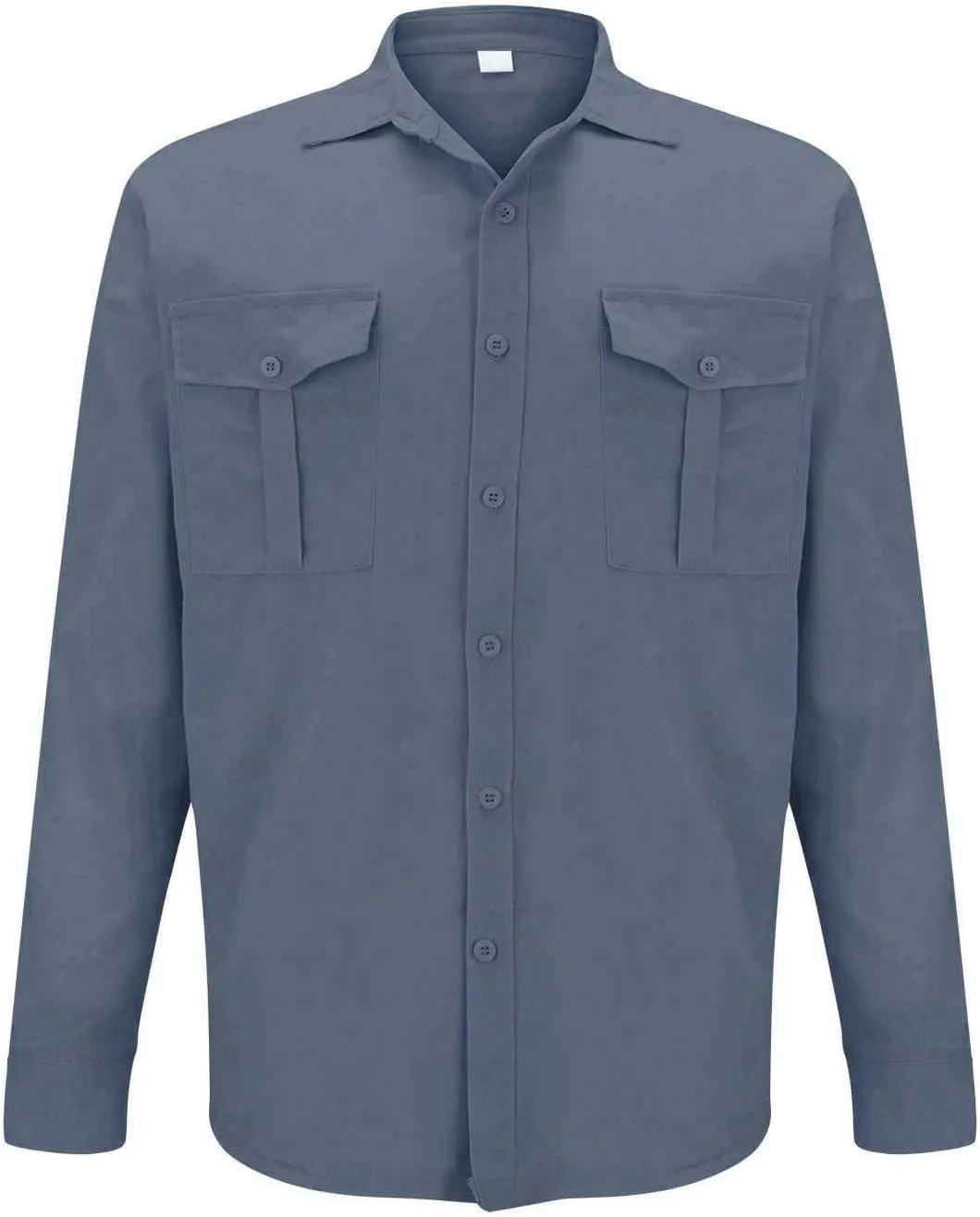 Men's Cuban Guayabera Cotton Linen Long Sleeve Dress Shirt Casual Fashion Button up Shirts Jackets with 2 Pockets