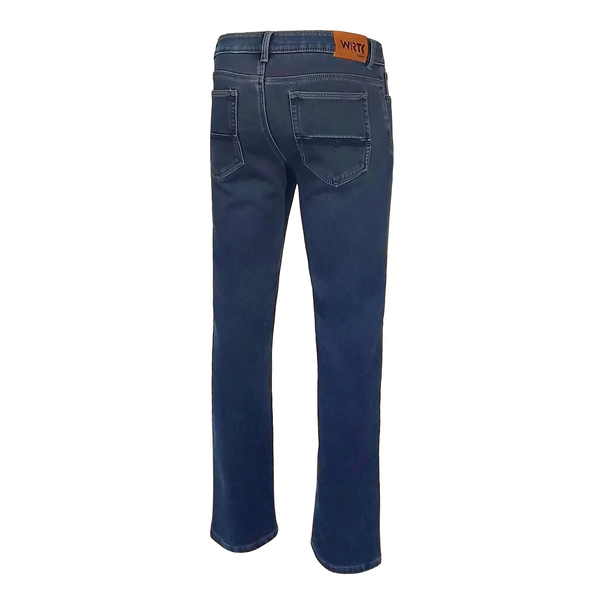 Men's polar laminated knitted jeans