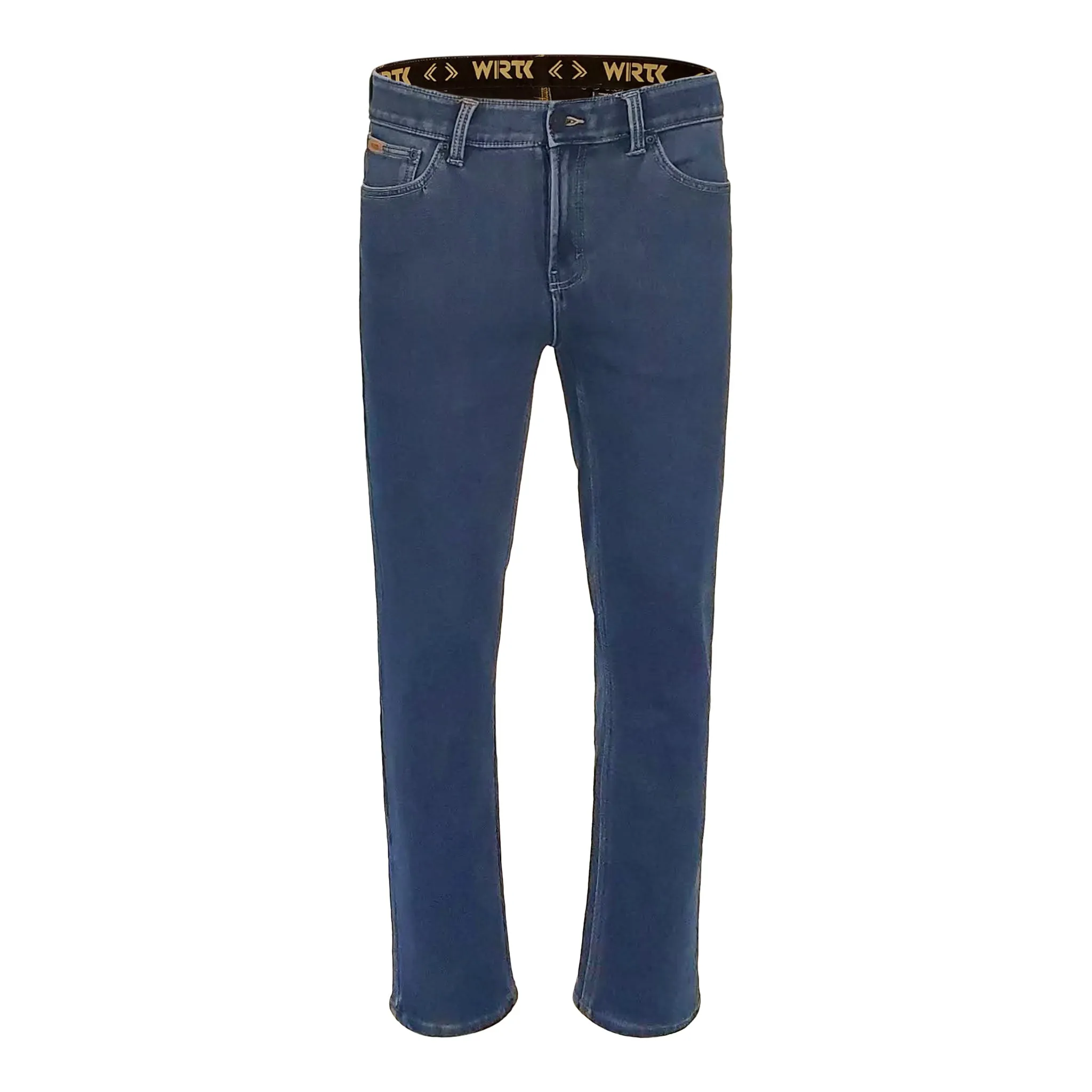 Men's polar laminated knitted jeans