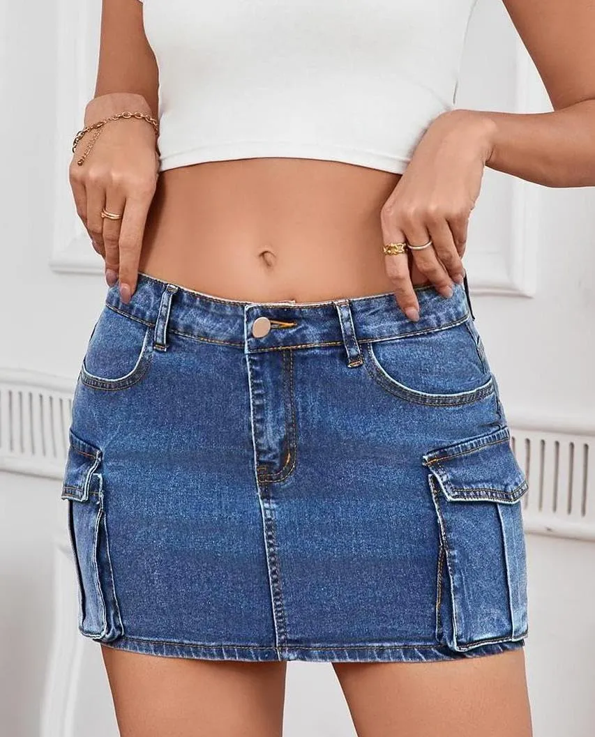 Mini Skirt for Women Denim Skirts Sexy Jean Skirts