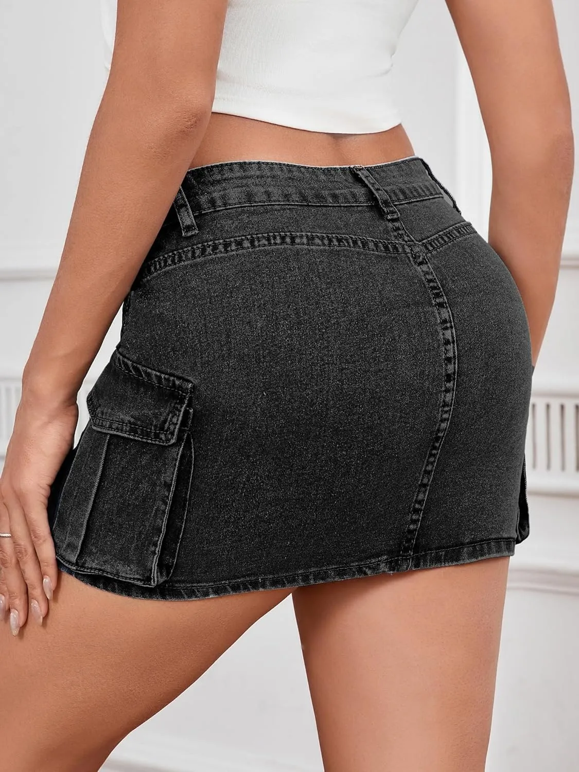 Mini Skirt for Women Denim Skirts Sexy Jean Skirts