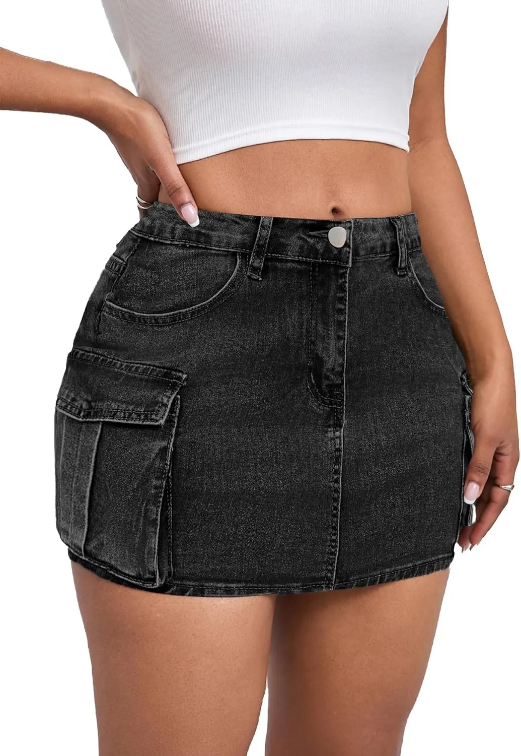 Mini Skirt for Women Denim Skirts Sexy Jean Skirts