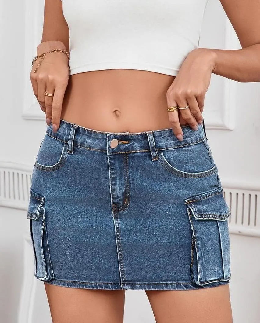 Mini Skirt for Women Denim Skirts Sexy Jean Skirts
