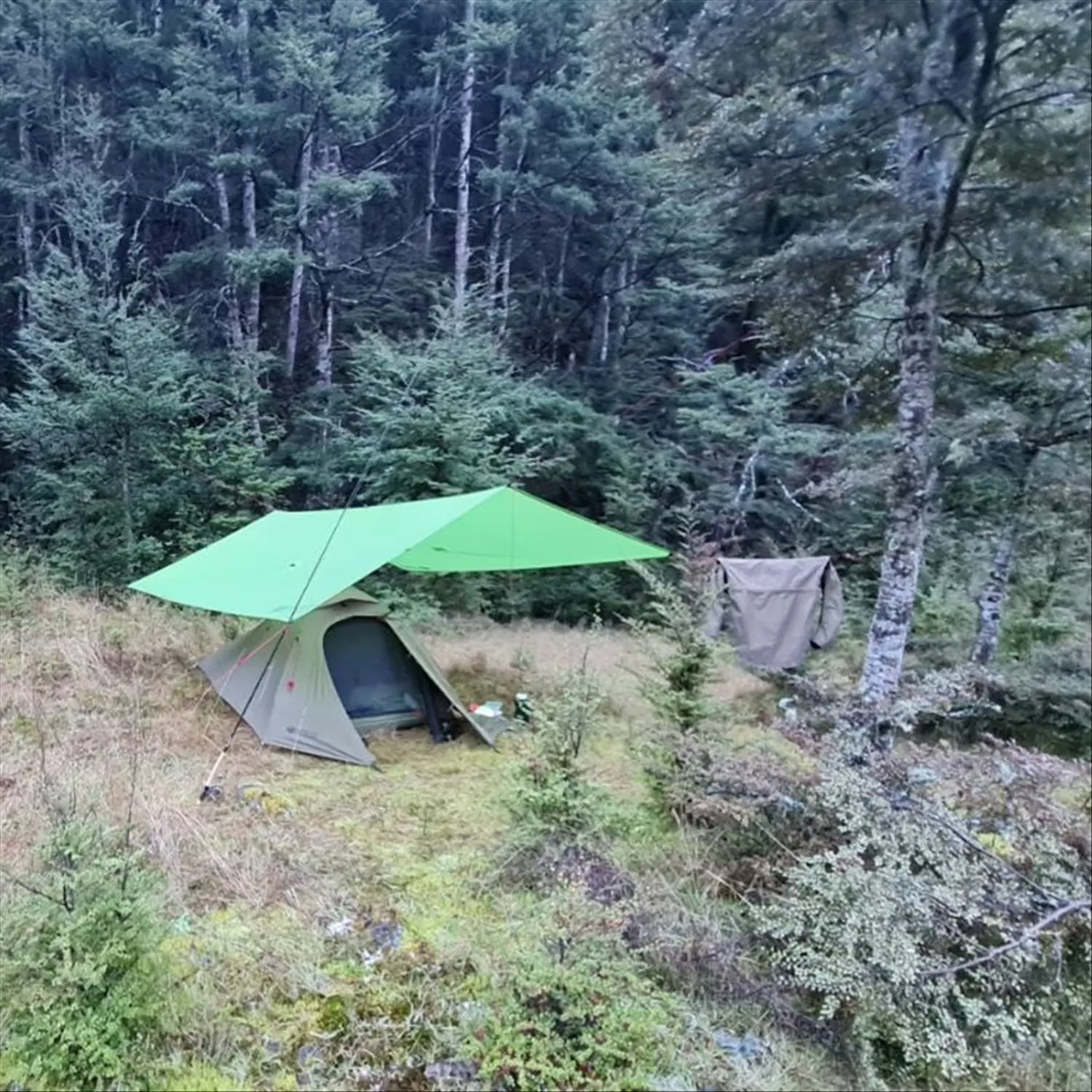 Orson Skyline Ultralight Tarp - 3x3m, 550g, 20D Ripstop Silnylon