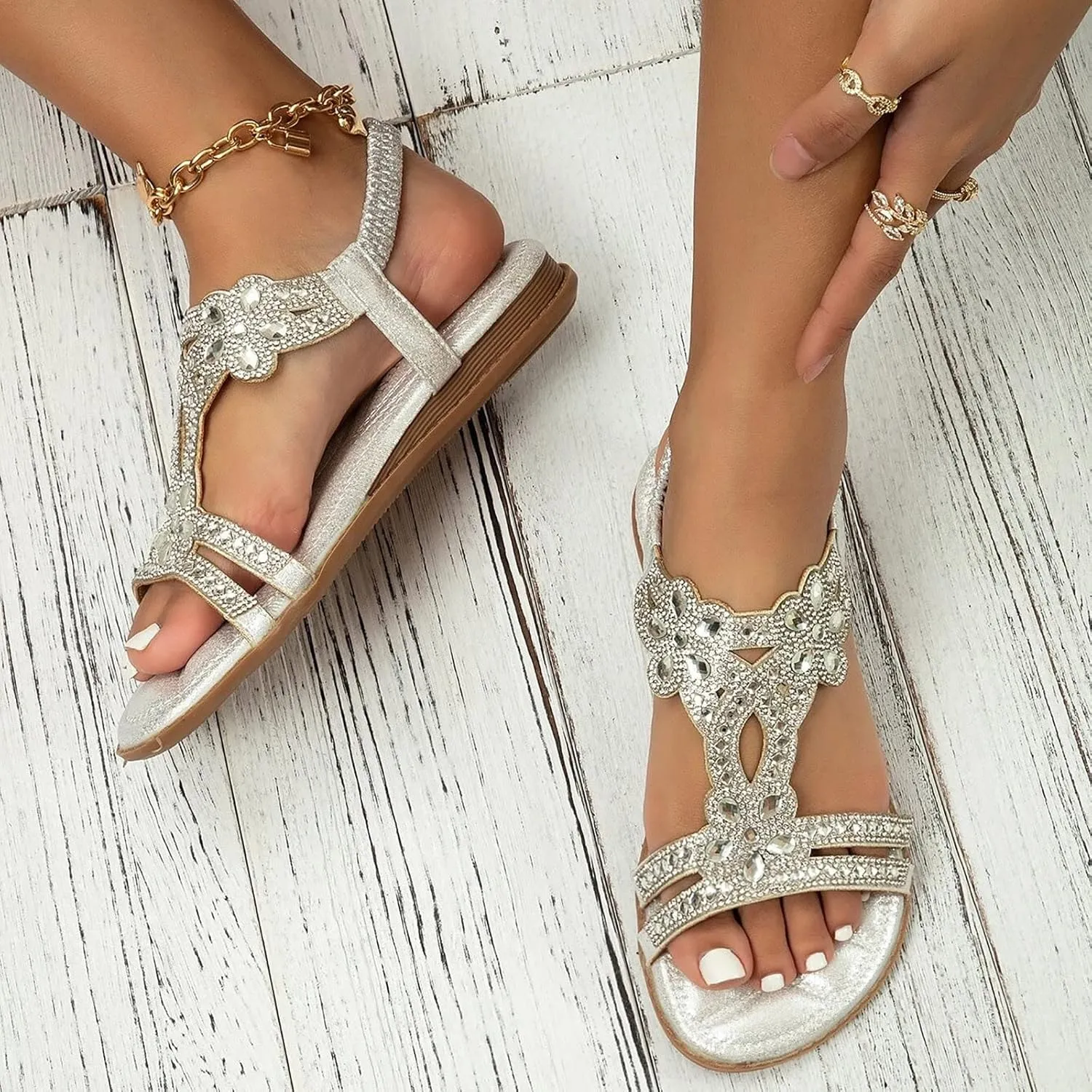 Orthopedic Sandals for Womens Dressy Orthopedic Womens Flip Flops Women's Sandals Arch Support Orthotic Cute Walking Sandals for Women Comfortable Summer Dressy Wedding Sandals for Women 2025