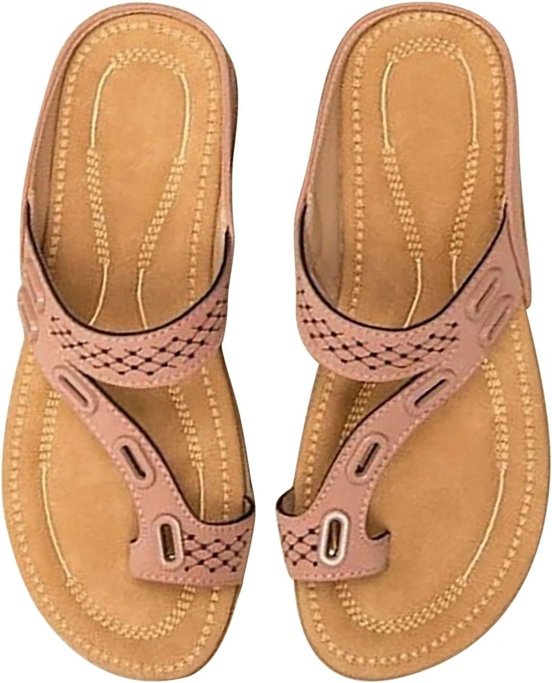 Orthopedic Slide Sandals for Women with Arch Support Summer Beach Shoes Lightweight Adjustable Straps Comfortable Walking Casual Plantar Fasciitis Recovery