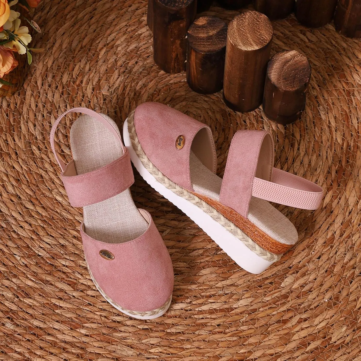 Orthopedic Wedge Sandals for Women Summer Dressy 2025 New Casual Closed Toe Platform Sandal Women's Espadrilles Wedges Shoes Comfortable Anti Slip Adjustable Buckle Ankle Strap Shoe