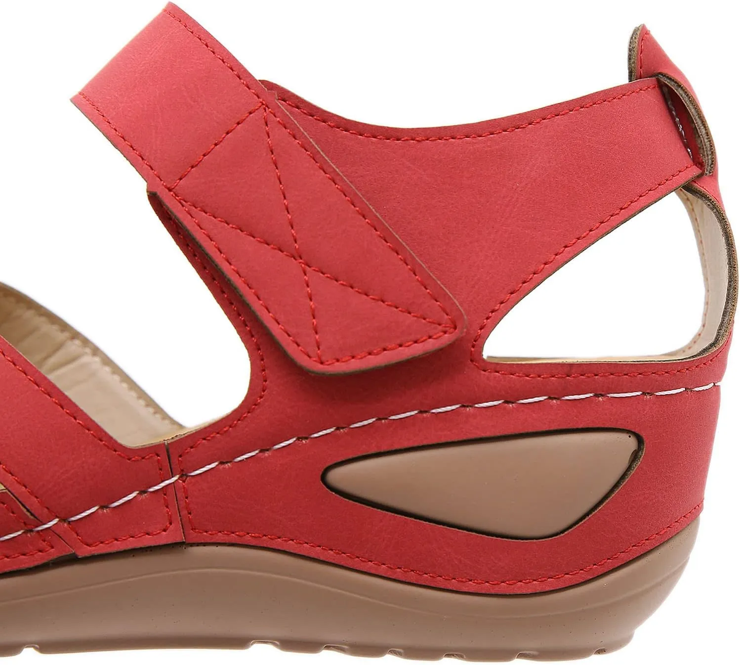 Orthotic Sandals for Women with Arch Support Back Strap Roman Flats Beach with Flowers Low Wedge Sandals Dressy Summer Heel Sandals Women Orthopedic