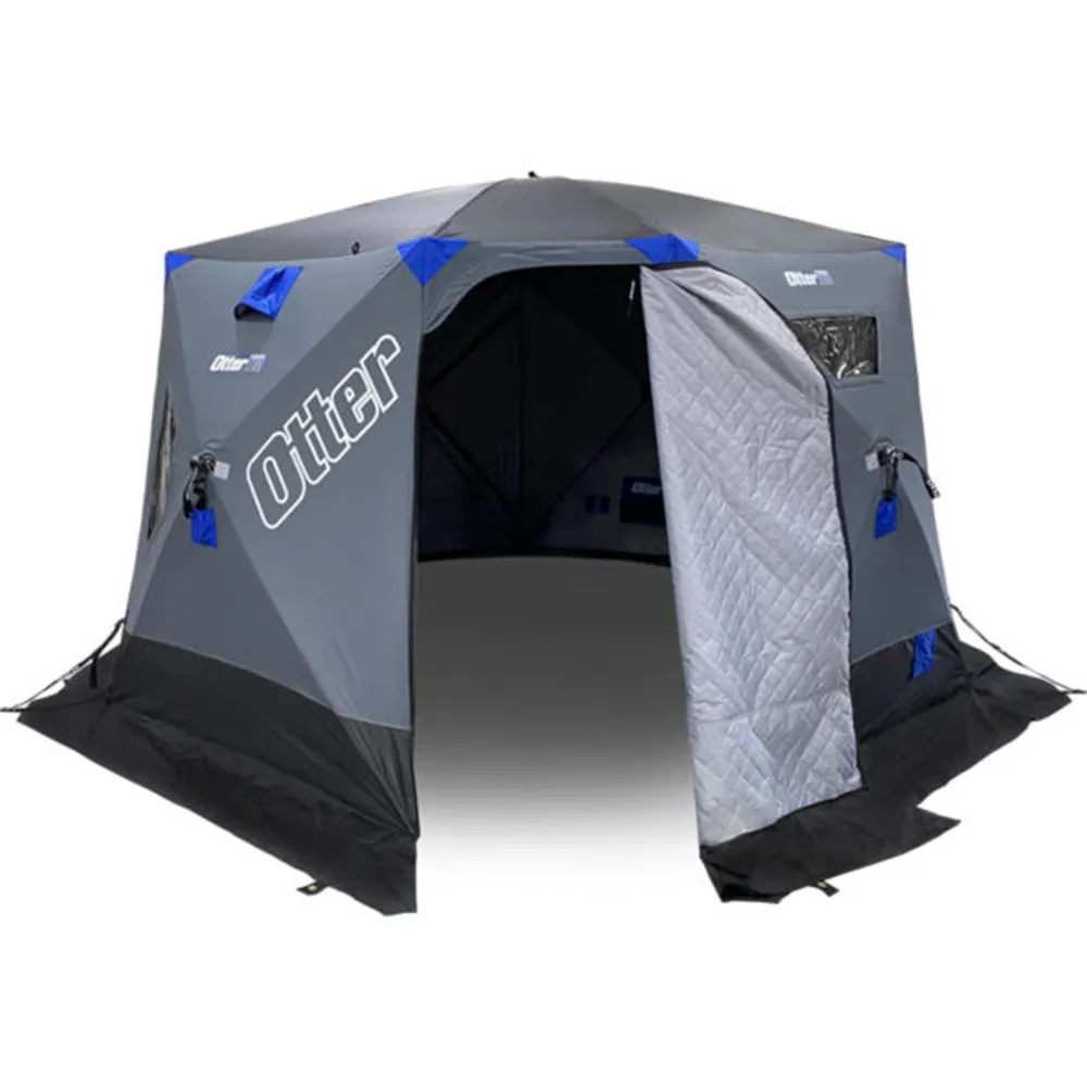 Otter Vortex Pro Resort Pop-Up Ice Fishing Shelter with Full Door, Model #201645
