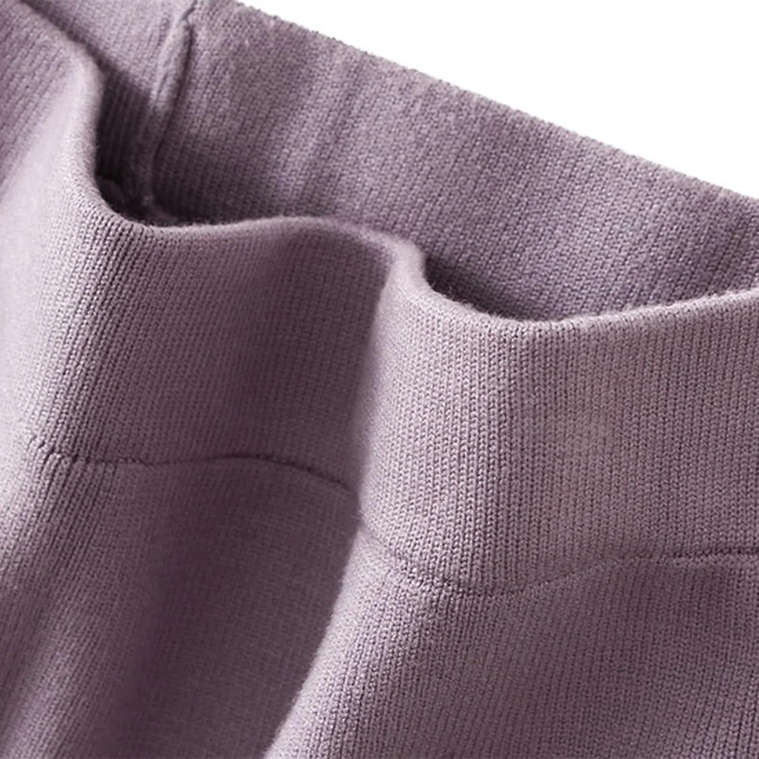 Pencil Skorts for Women Casual Solid Color Elastic High Waist Side Slit Skirts 2025 Fashion Soft Comfy Bodycon Skirt