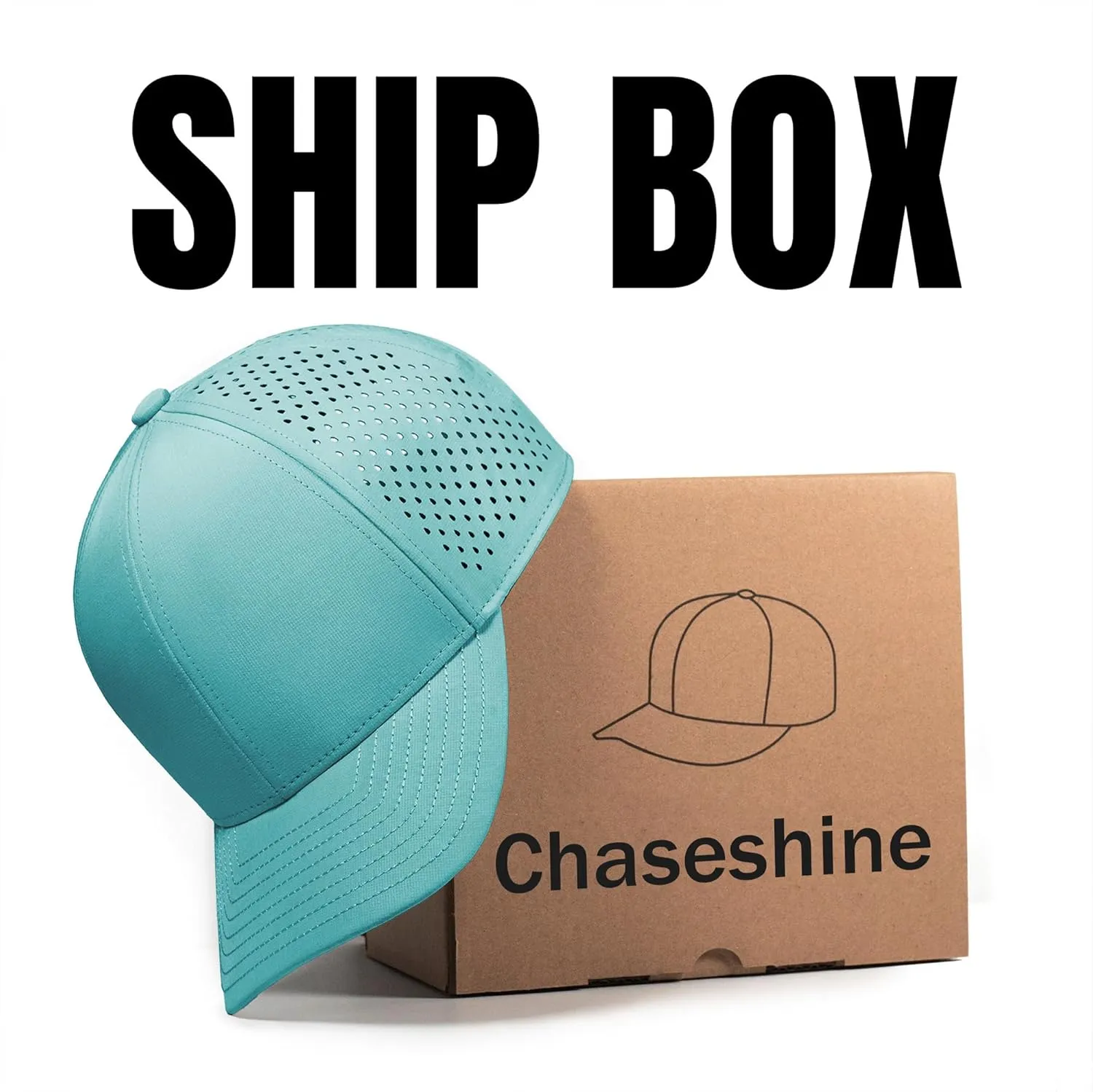 Performance Snapback Hats for Men Women,6 Panel Baseball Cap,Golf,Running,Workout