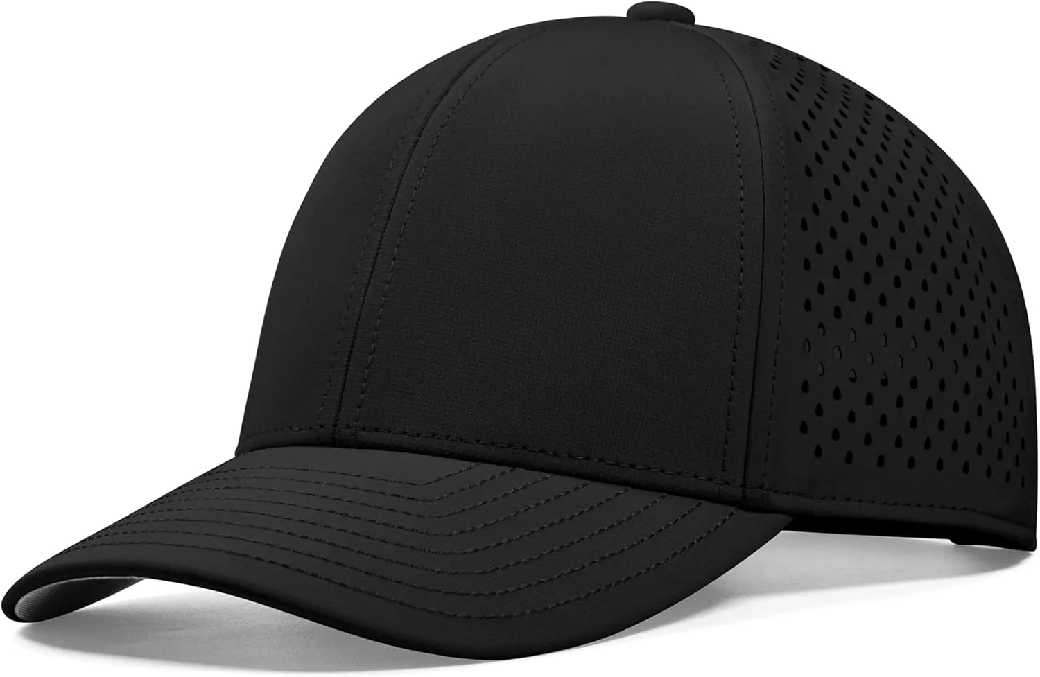 Performance Snapback Hats for Men Women,6 Panel Baseball Cap,Golf,Running,Workout