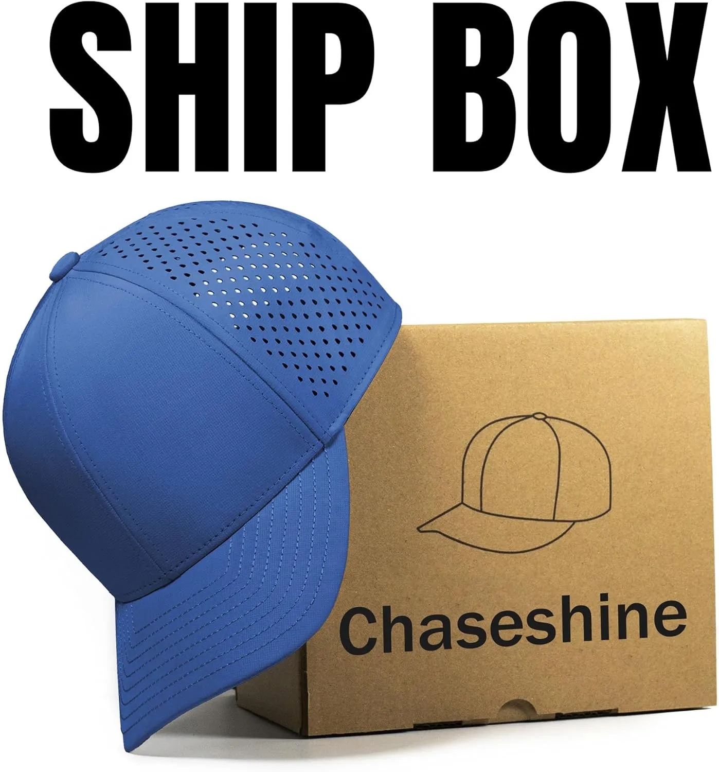 Performance Snapback Hats for Men Women,6 Panel Baseball Cap,Golf,Running,Workout