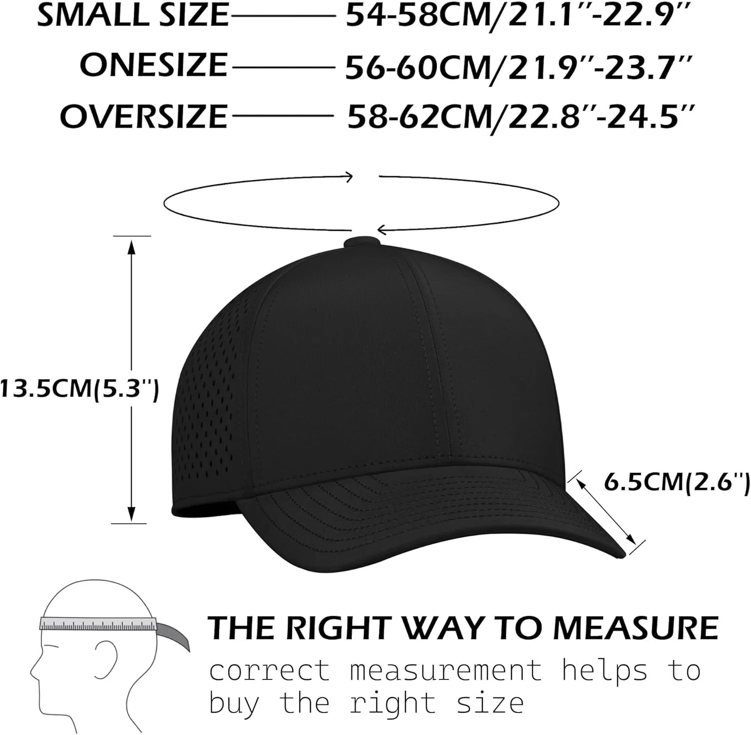 Performance Snapback Hats for Men Women,6 Panel Baseball Cap,Golf,Running,Workout