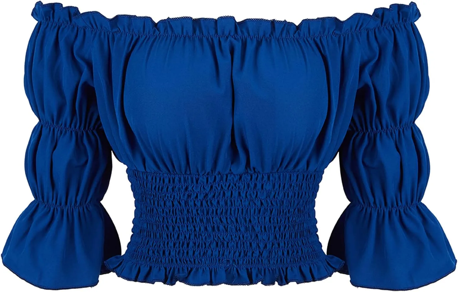 Pirate Shirt Women Renaissance Blouse Crop Top Off Shoulder Tops for Womens Pirate Costume