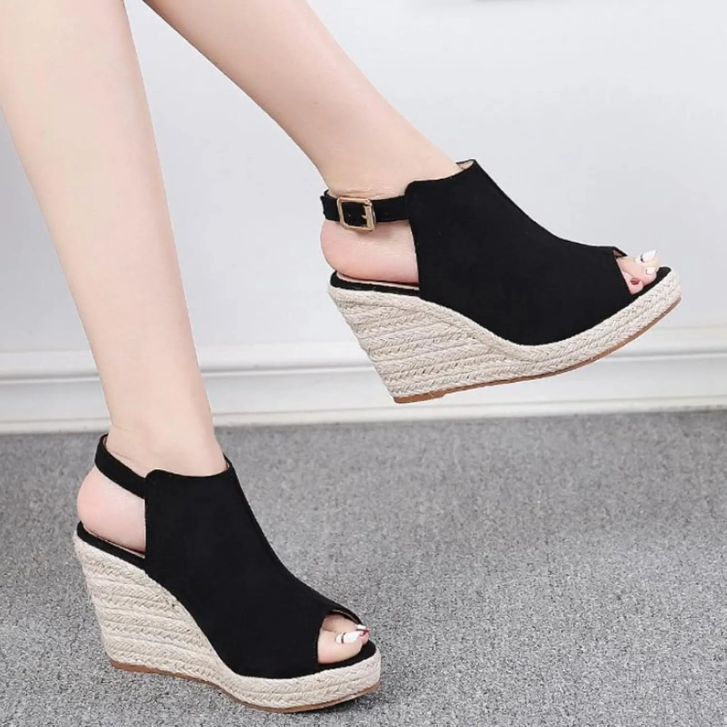 Platform Sandals Women Slip On Shoes Cross Strap Comfortable Chunky Heel Breathable Sandals Open Toe Summer Dressy Boho Style Footwear Orthopedic Sandal Beach Dressy Flip Flops for Wide Toe Spring