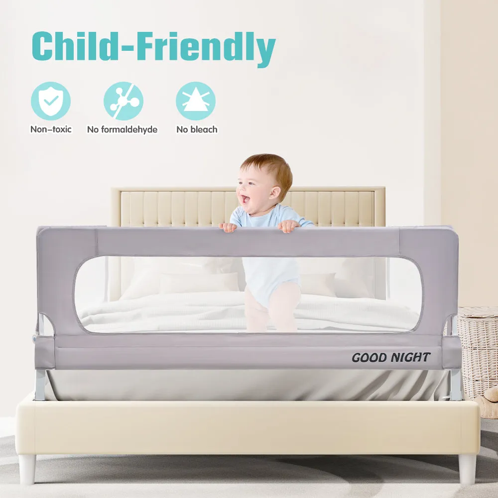 Playpals Baby Bed Rail S/M/L Adjustable Folding Kids Safety Toddler Protect