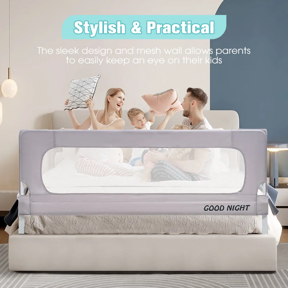 Playpals Baby Bed Rail S/M/L Adjustable Folding Kids Safety Toddler Protect