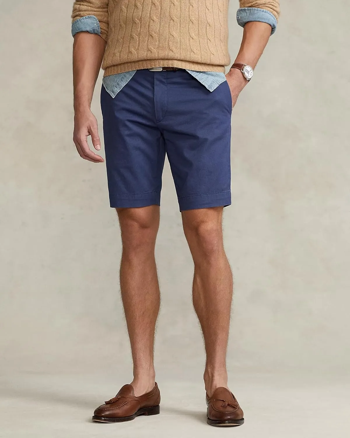 POLO RALPH LAUREN Mens 9.5-Inch Stretch Slim Fit Chino Short