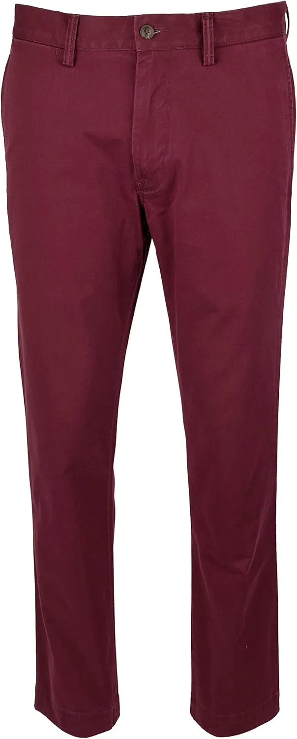 Polo Ralph Lauren Men's Stretch Slim Fit Chino Pants Rd 34WX34L Red