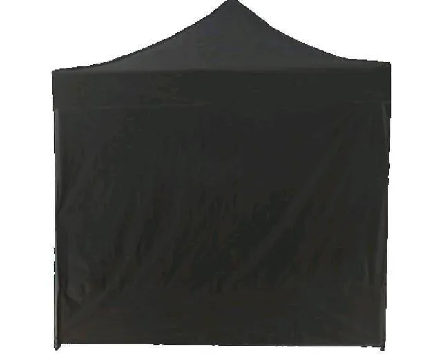Pop up Wall, 10' Black Plain