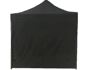 Pop up Wall, 10' Black Plain