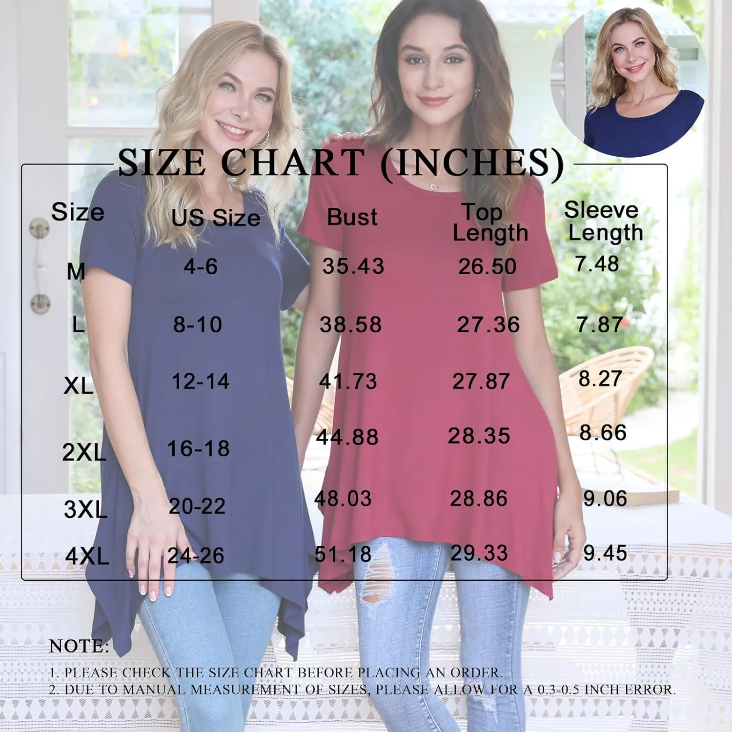 POPYOUNG Short Sleeve Shirts for Womens Plus Size Tunic Summer Swing Asymmetrical Long Tops Blouses with leggings