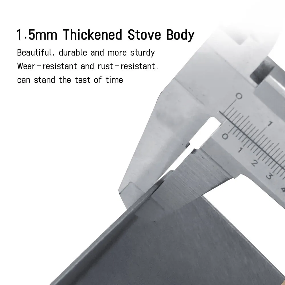 premium Sauna Stove Wood-Burning Sauna Stove For Picnic Camping Tent Folding Portable with Window