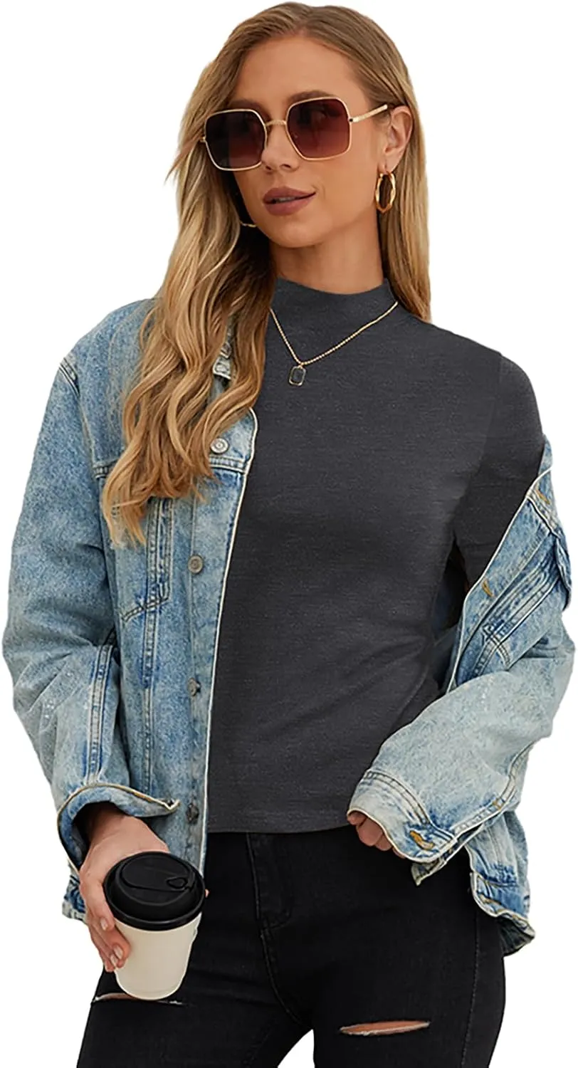 PrinStory Womens Tops Summer Short Sleeve Shirts Business Dressy Casual Pullover Tops for Women 2025 Trendy