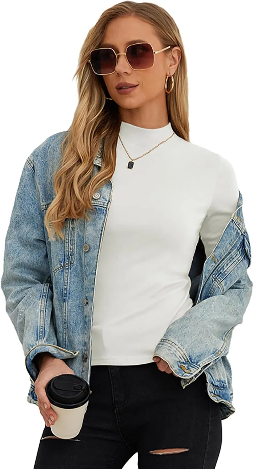 PrinStory Womens Tops Summer Short Sleeve Shirts Business Dressy Casual Pullover Tops for Women 2025 Trendy