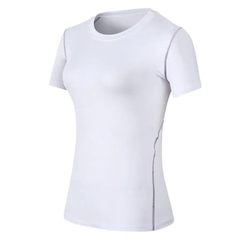 Quick Dry Compression Tights And T-Shirt Set