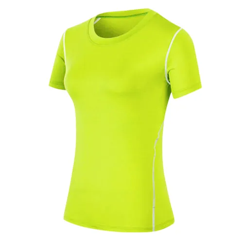 Quick Dry Compression Tights And T-Shirt Set