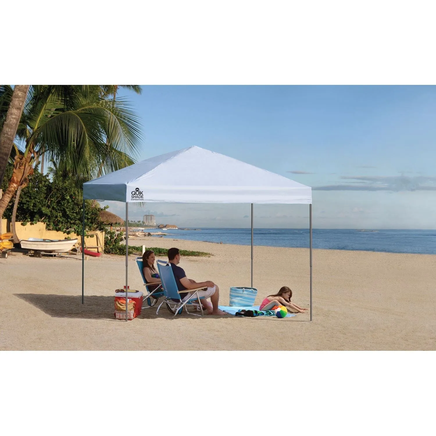 Quik Shade | Expedition EX100 10' x 10' Straight Leg Canopy - White
